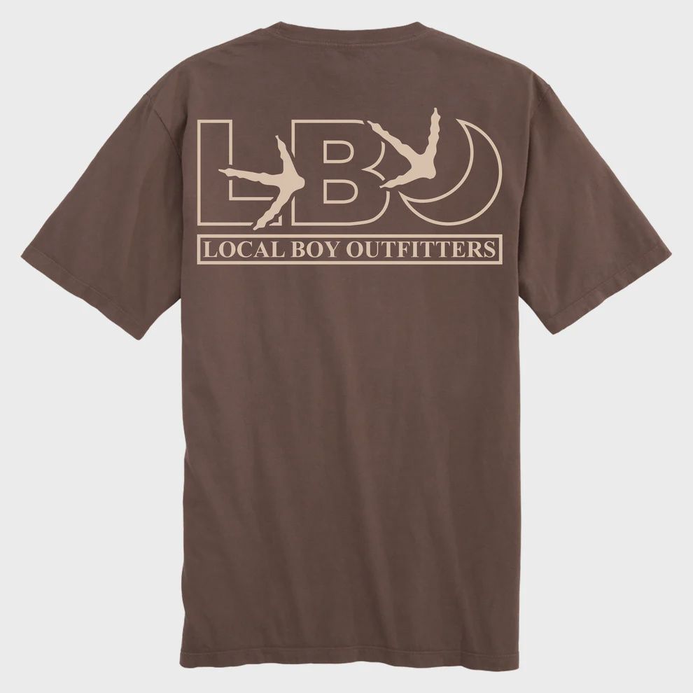 LBO Track Short Sleeve Tee - Espresso