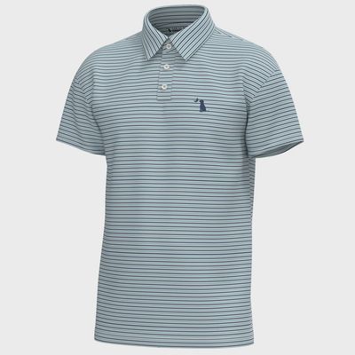 Surfside Polo - Light Teal/Navy/White