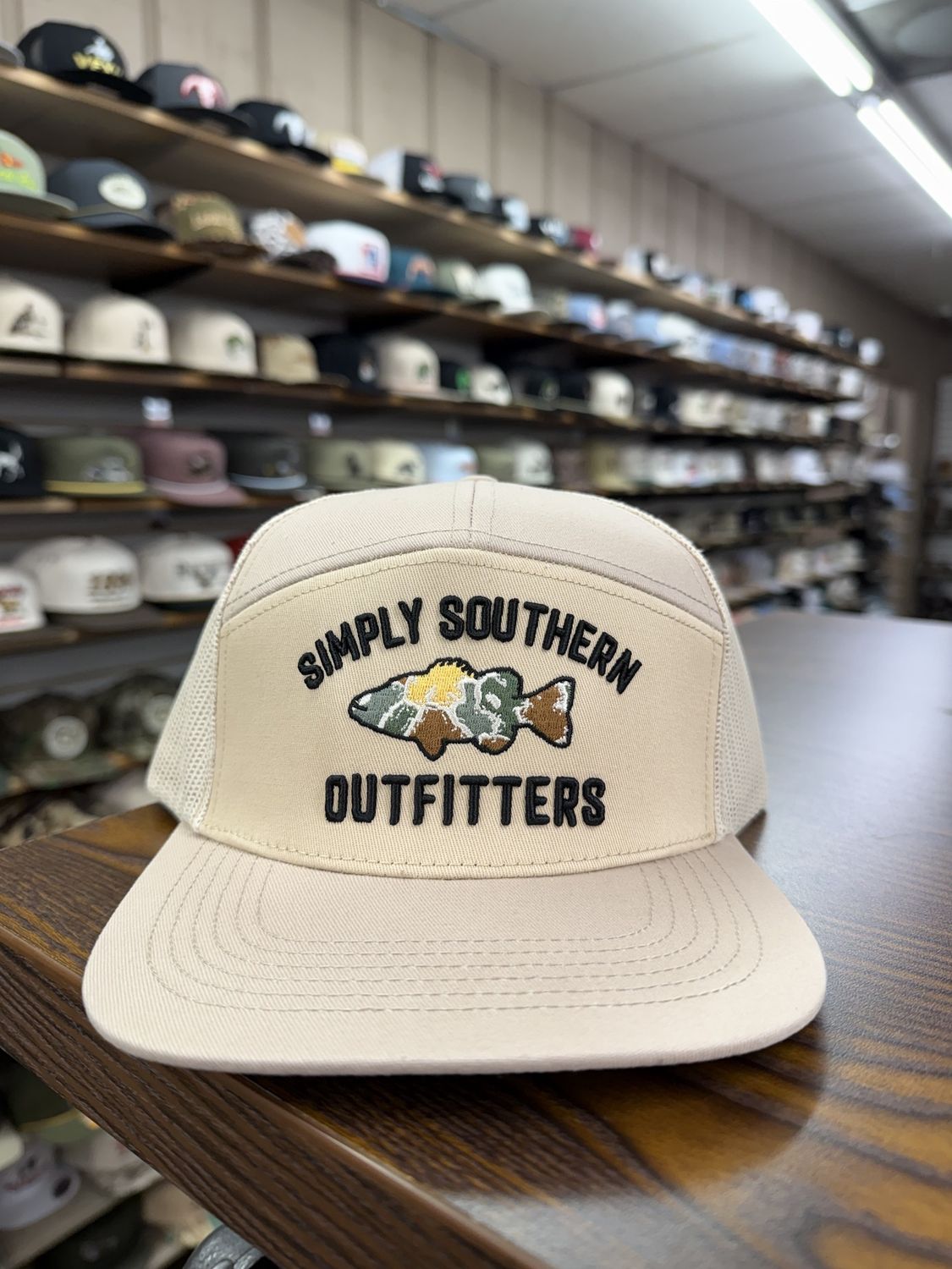 Fish Logo Trucker Hat- Fish