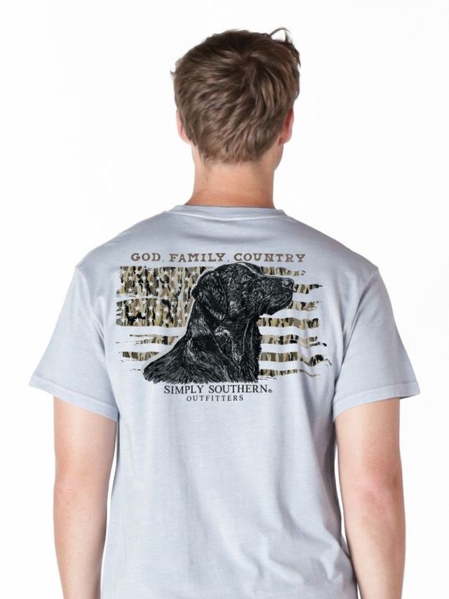 Men's God Short Sleeve Mineral Washed T-Shirt- Ashen