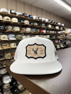 Lone Buck Trucker Hat - White