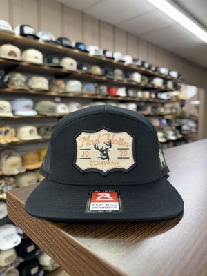 Lone Buck 7 Panel Hat - Black