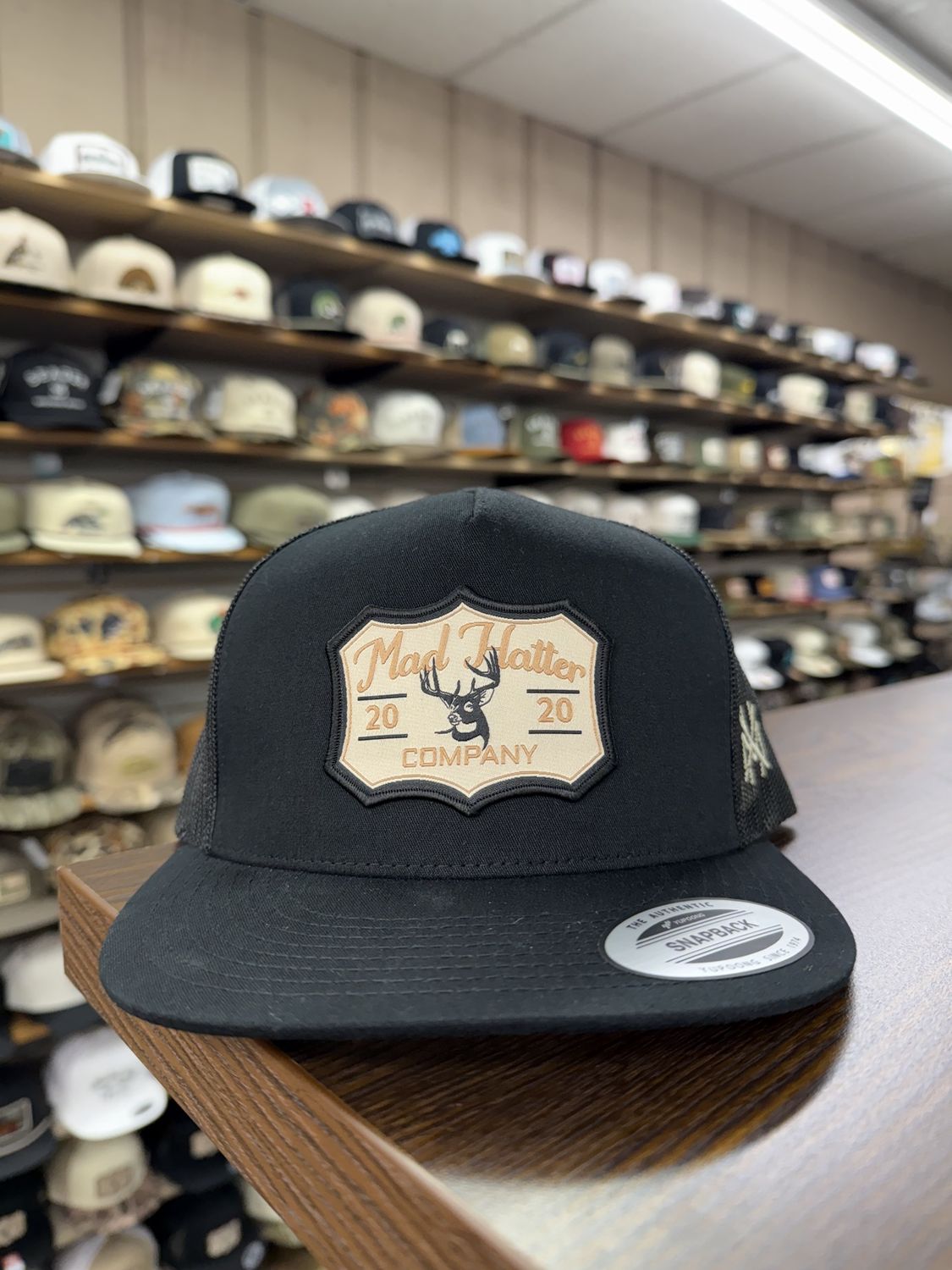 Lone Buck Trucker Hat - Black