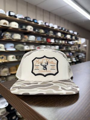 Lone Buck 7 Panel Hat - Desert Camo
