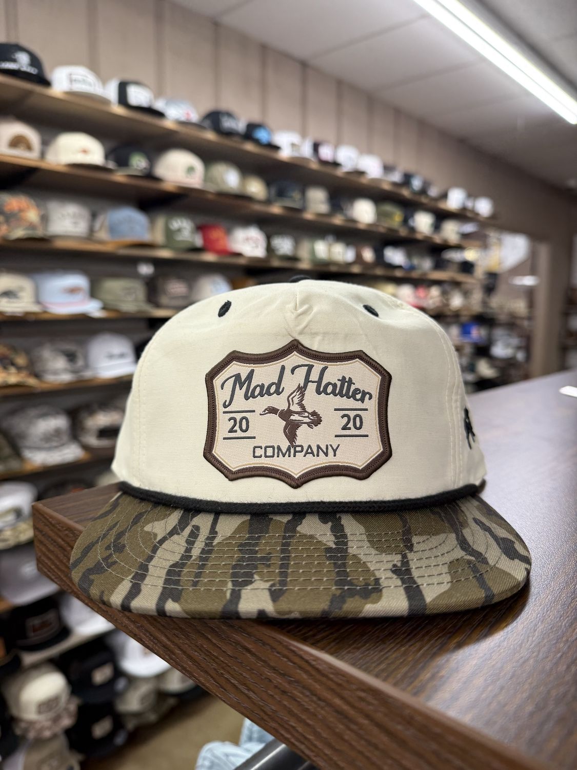 Green Head Rope Hat - Bottomland/Natural