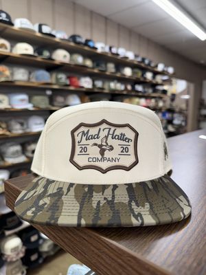 Green Head 7 Panel Hat - Bottomland/Natural