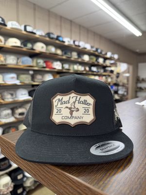 Green Head Trucker Hat - Black