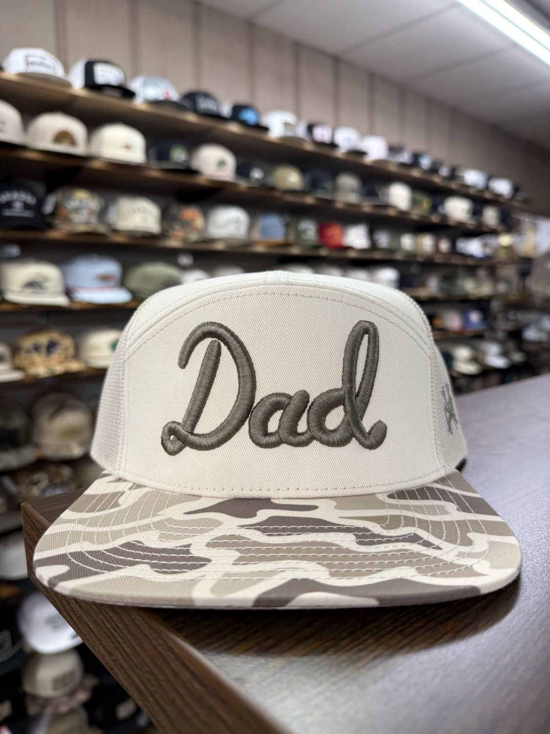 Dad 7 Panel Hat - Desert Camo