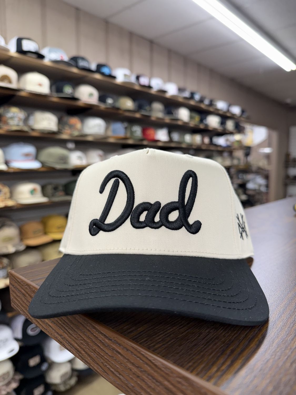 Dad Retro Hat - Black/Natural