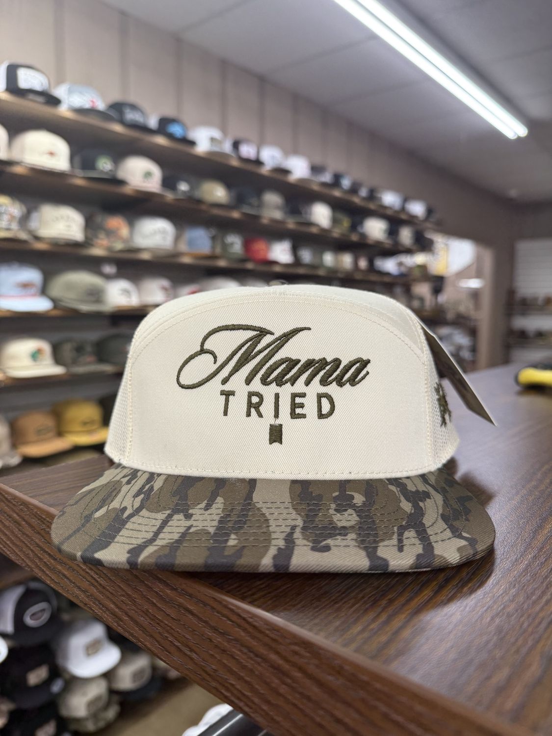 Mama Tried Ultra 7 Panel Hat - Bottomland/Natural