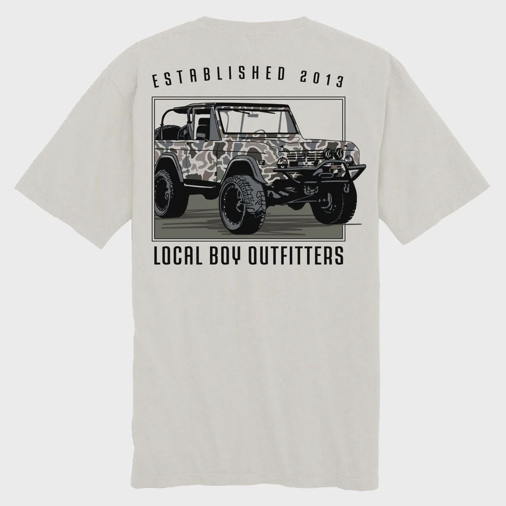 Youth Bronco LCF Short Sleeve Tee - Silver