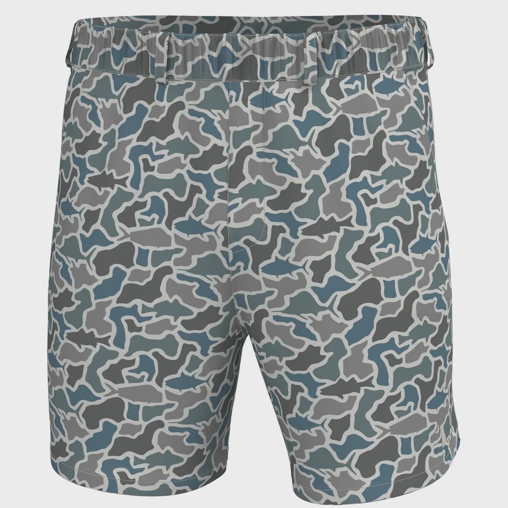 Youth Volley Short - Fish Camo