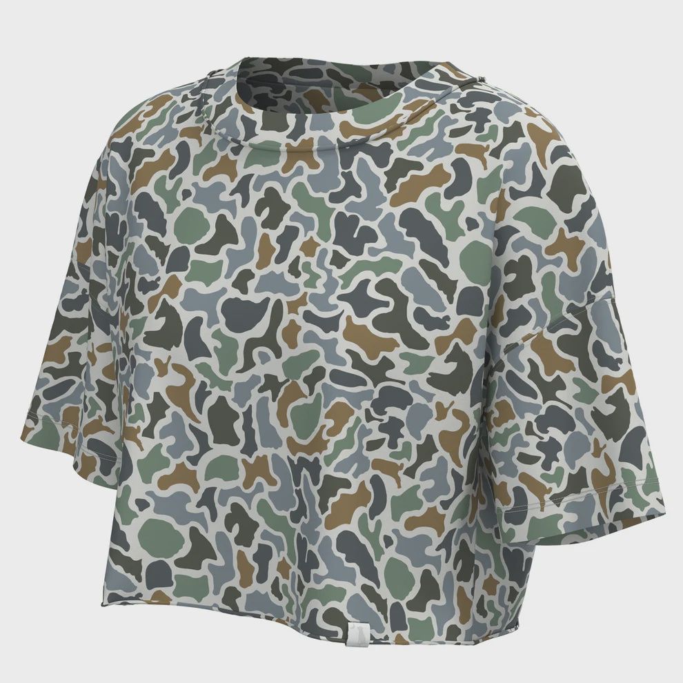 Youth Boxy Crop Short Sleeve Tee - Localflage Bluff