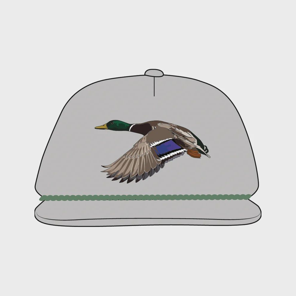 Youth Mr Mallard LP Rope Hat - Cool Gray