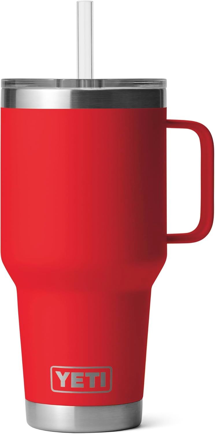 Rambler 35oz Straw Mug- Rescue Red