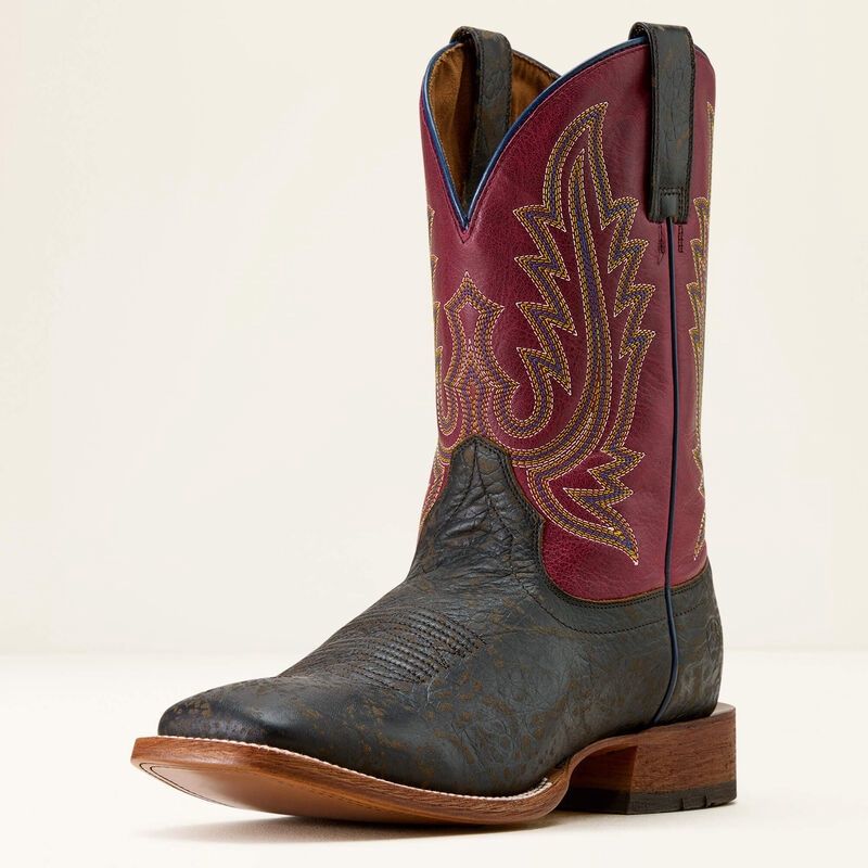 County Roads Wide Square Toe Cowboy Boot - Toffee