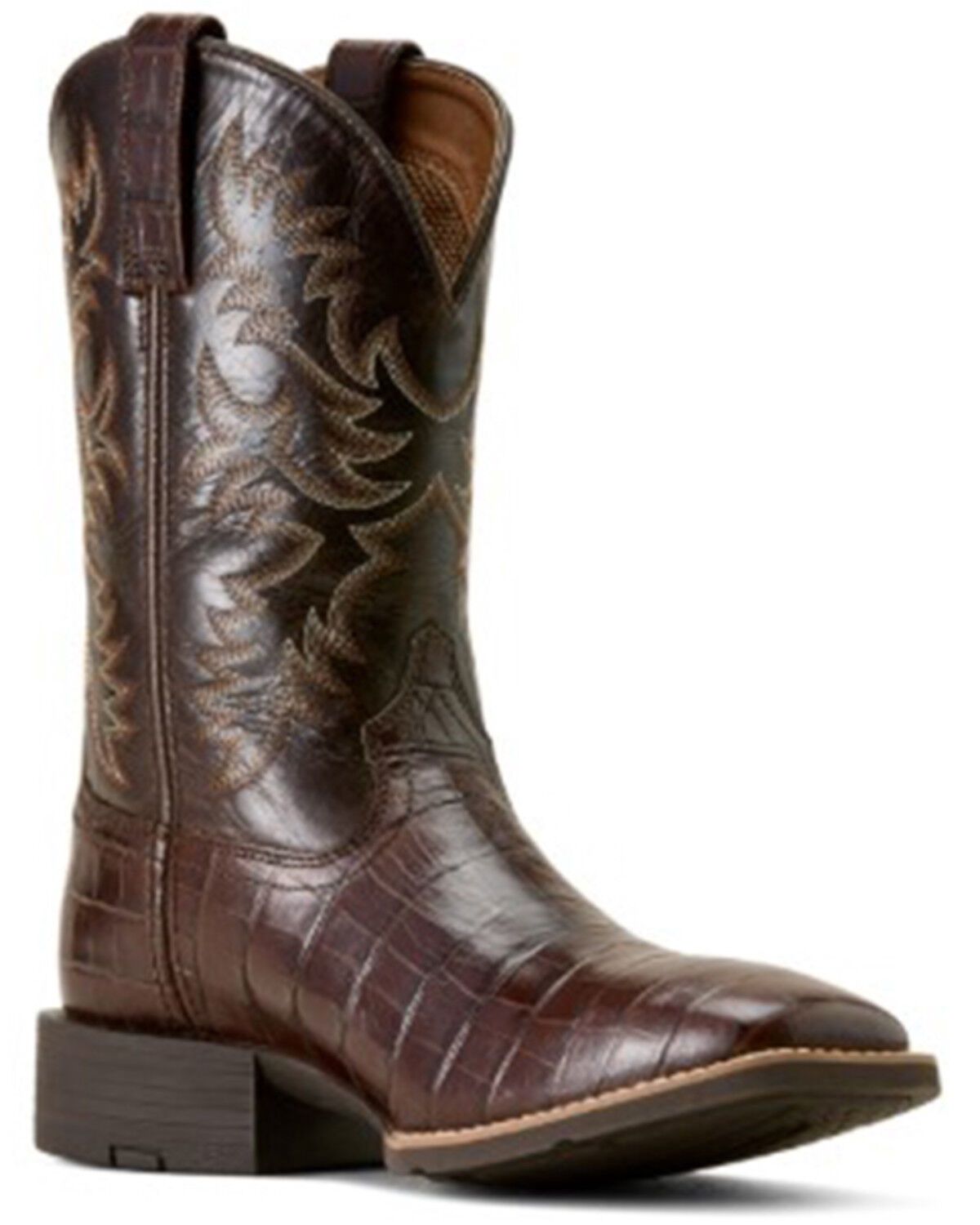 Sport Latigo Performance Western Boot - Chocolate Croc