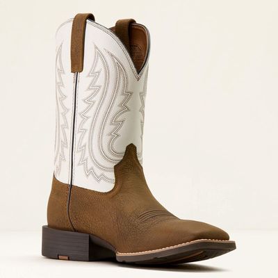 Sport Big Country Wide Square Toe Boot - Mustang Brown