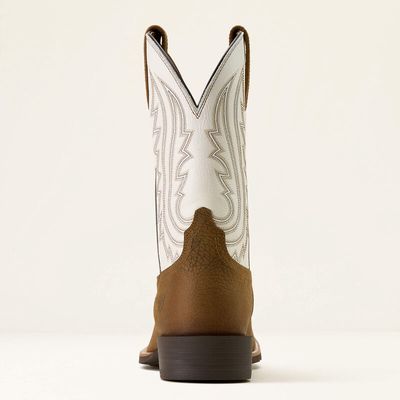 Sport Big Country Wide Square Toe Boot - Mustang Brown