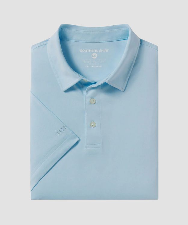 Grayton Heather Polo - Skyway