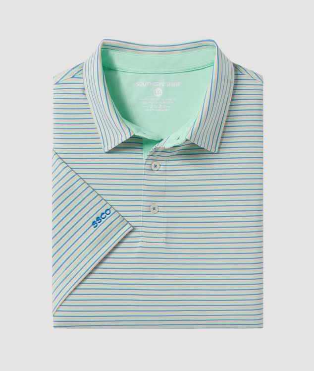 Crestline Stripe Polo - Tropical Twist