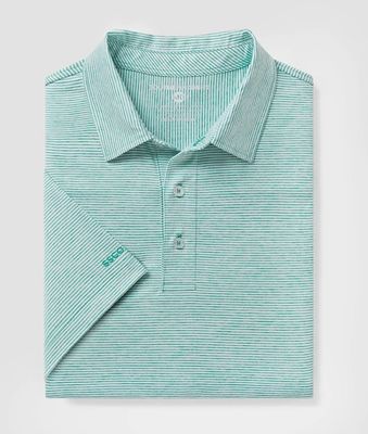 Heather Madison Stripe Polo - Fairway