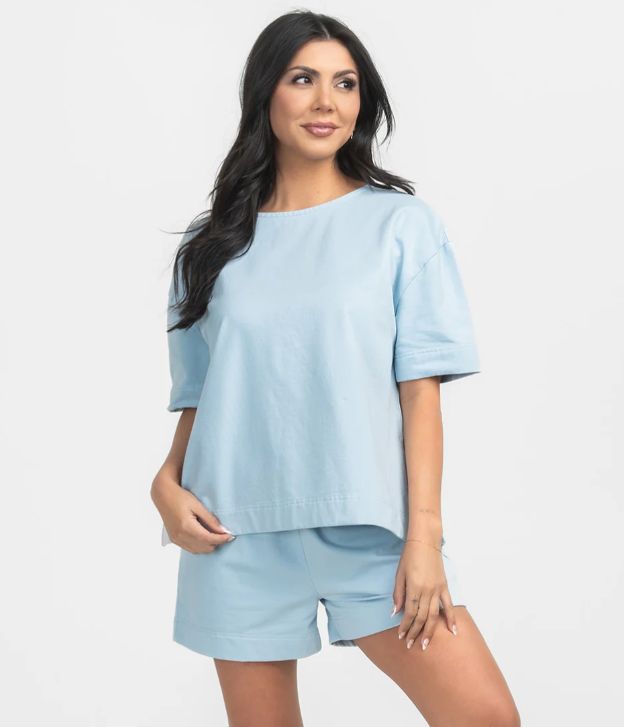 On The Daily Short Sleeve Tee - Skyway