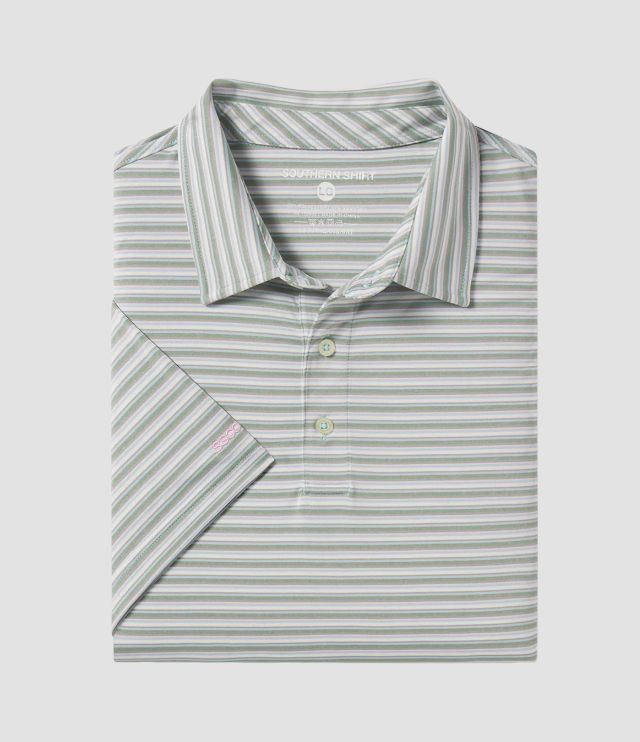 Tybee Stripe Polo - Ridgerider