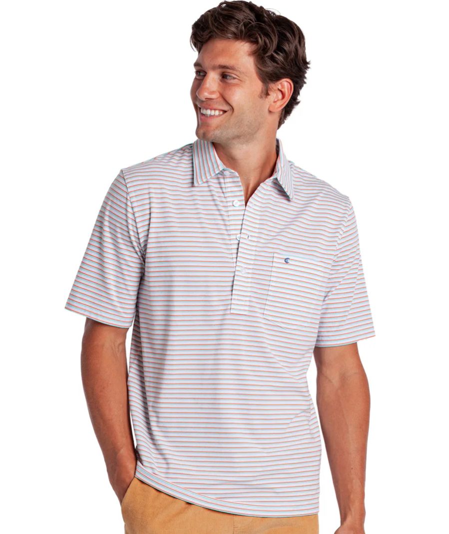 Performance Players Shirt - Duval Stripe - White