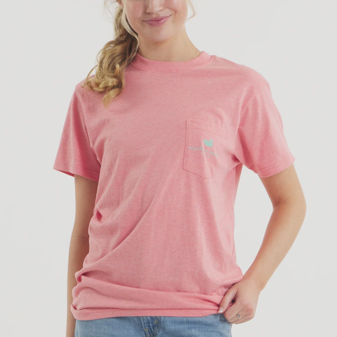 Youth Trademark SM Tee - Washed Rhubarb