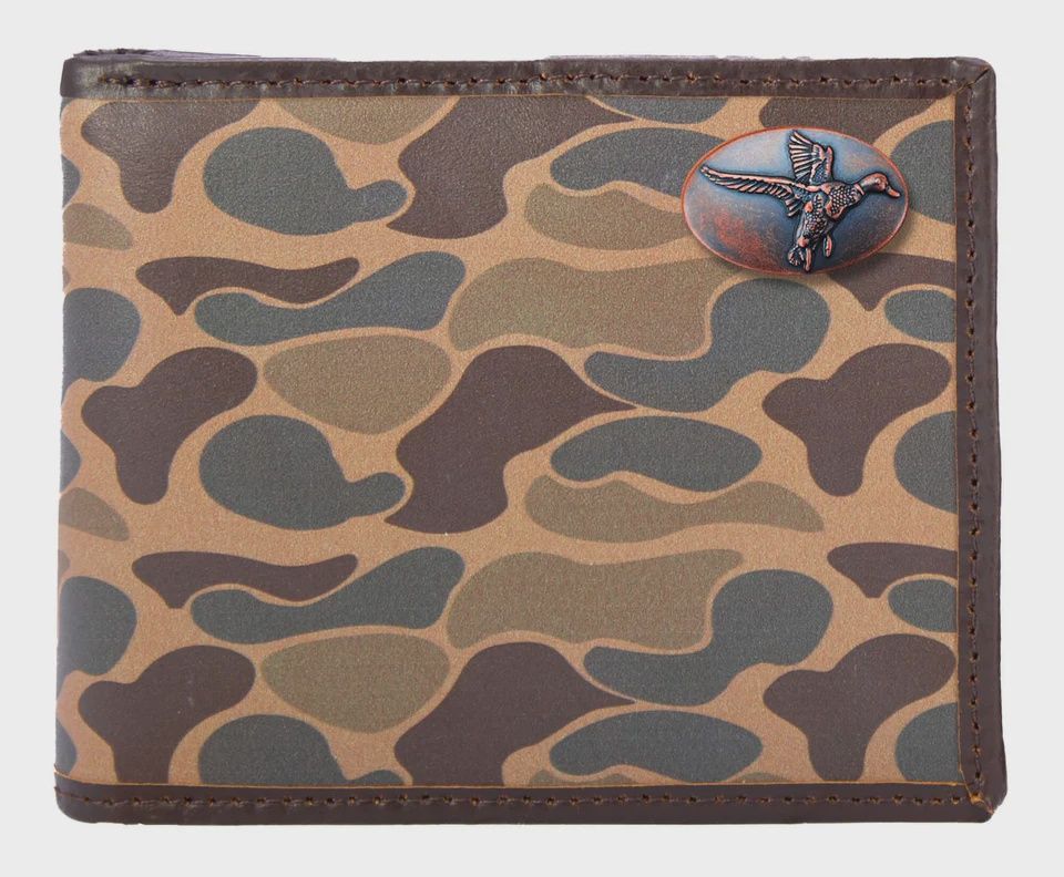 Old School Camo Bifold Wallet - Mallard