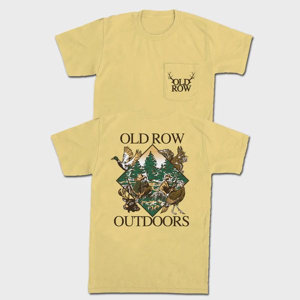 The Great Outdoors Short Sleeve Pocket Tee - Butter