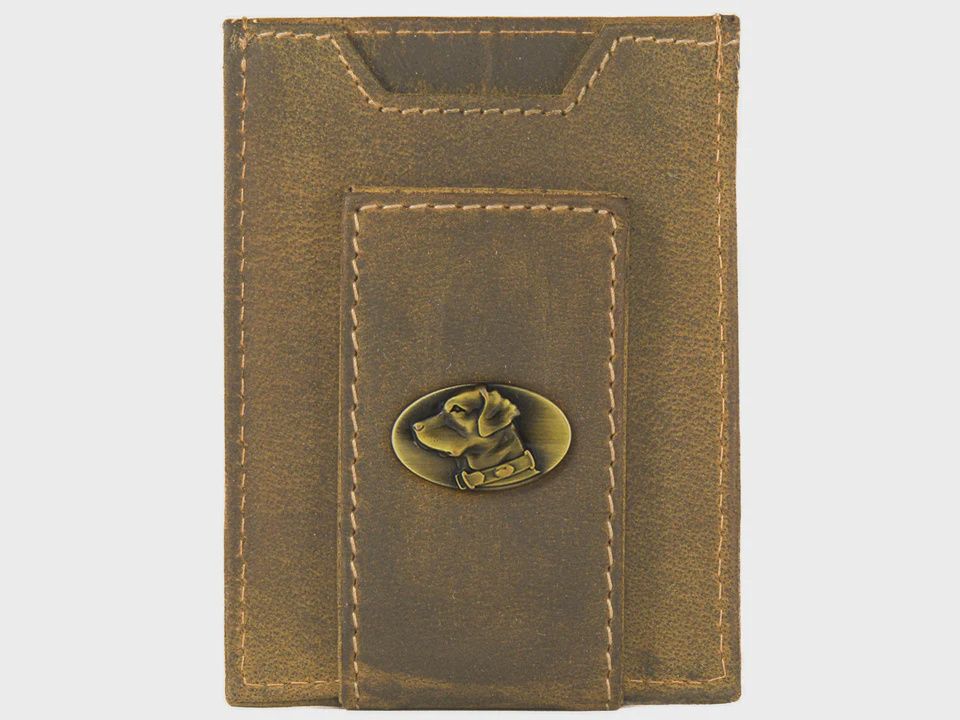 Vintage Tan Front Pocket Wallet - Lab