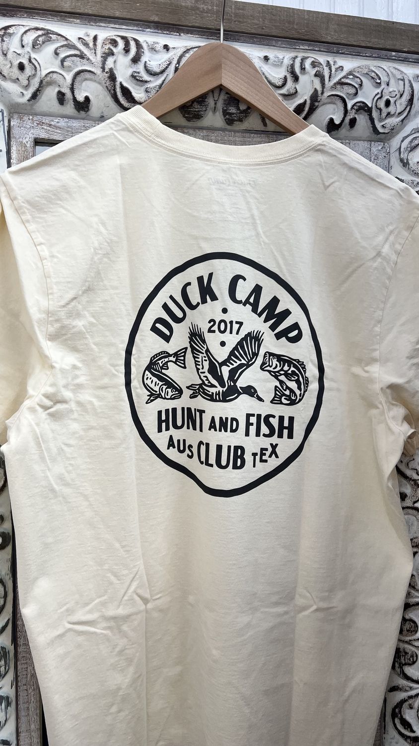 Hunt &amp; Fish Club Short Sleeve Tee - Ivory