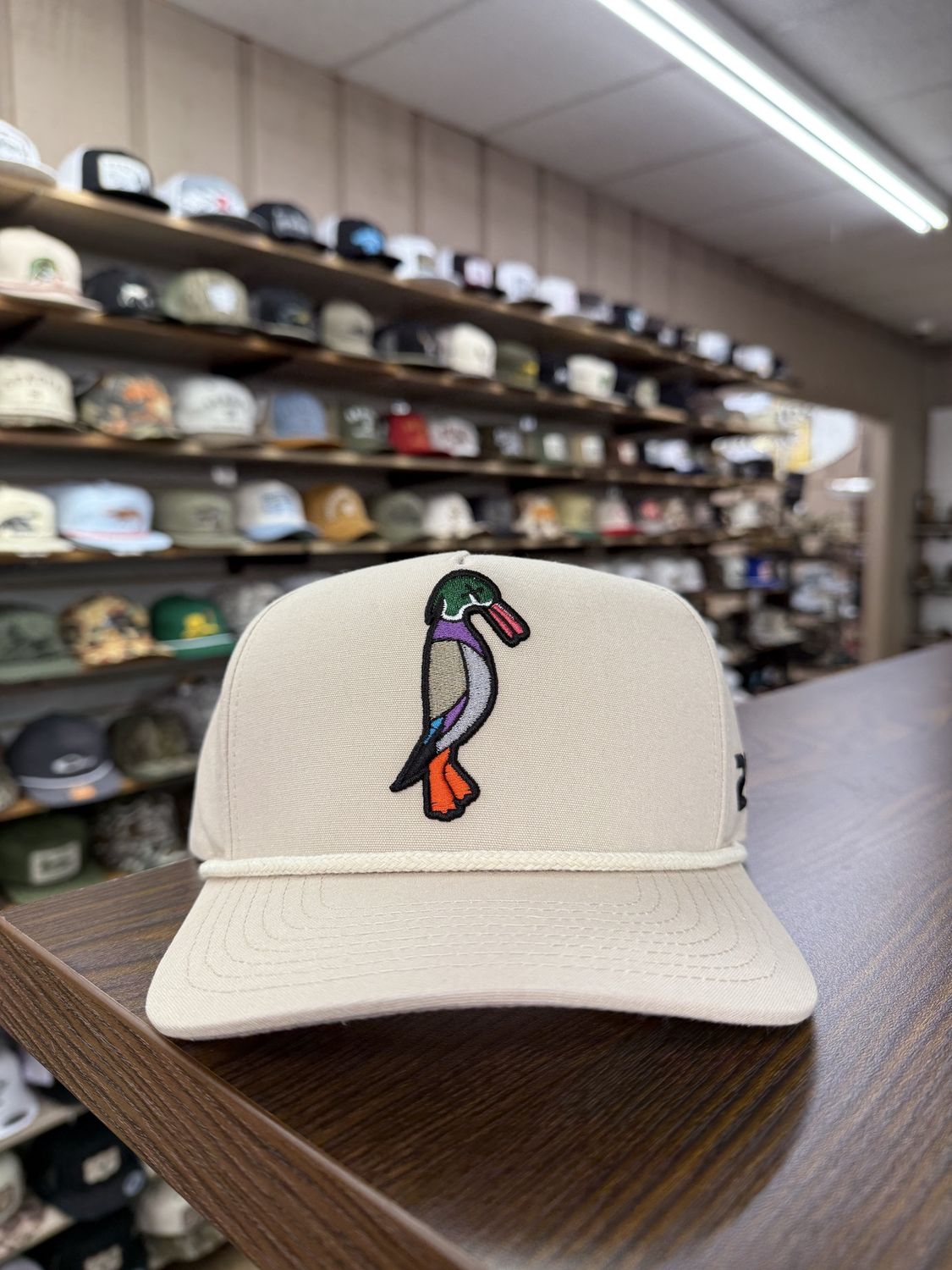Wood Duck Rope Hat - Off White