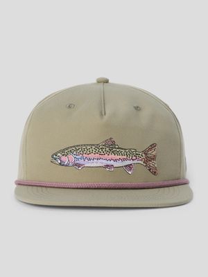 Rainbow Trout Rope Hat - Sagebrush