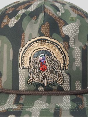 Turkey Rope Hat - Woodland Camo