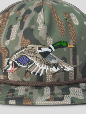 Mallard Rope Hat - Woodland Camo