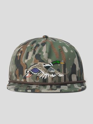 Mallard Rope Hat - Woodland Camo