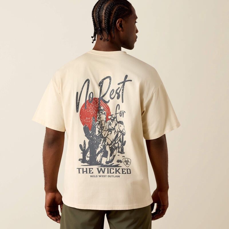 Men's The Wicked Boxy Tee Shirt - Sandshell