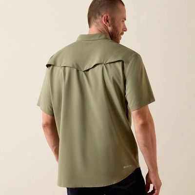 Men's Western VentTEK Classic Fit Shirt - Deep Lichen Green