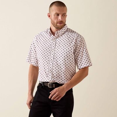 Men's Tadeo Classic Fit Shirt - White Southwest Print