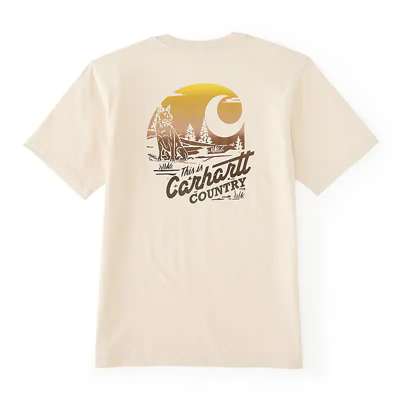 Men's Irvine Relaxed Country T-Shirt - Oat Milk