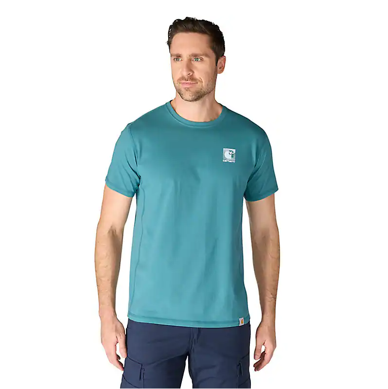 Force Relaxed Logo T- Shirt - Transformative Teal