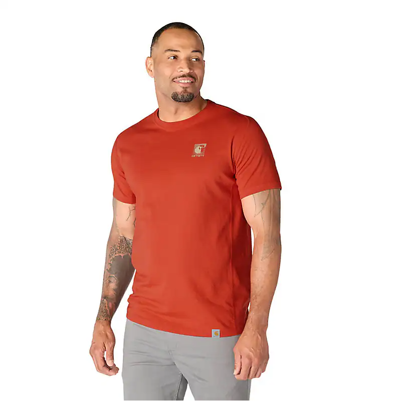 Men's Force Relaxed Logo T-Shirt - Atomic Red