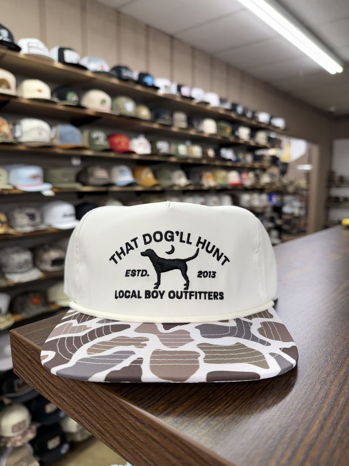 That Dog'll Hunt LP Rope Hat - Stone/Localflage