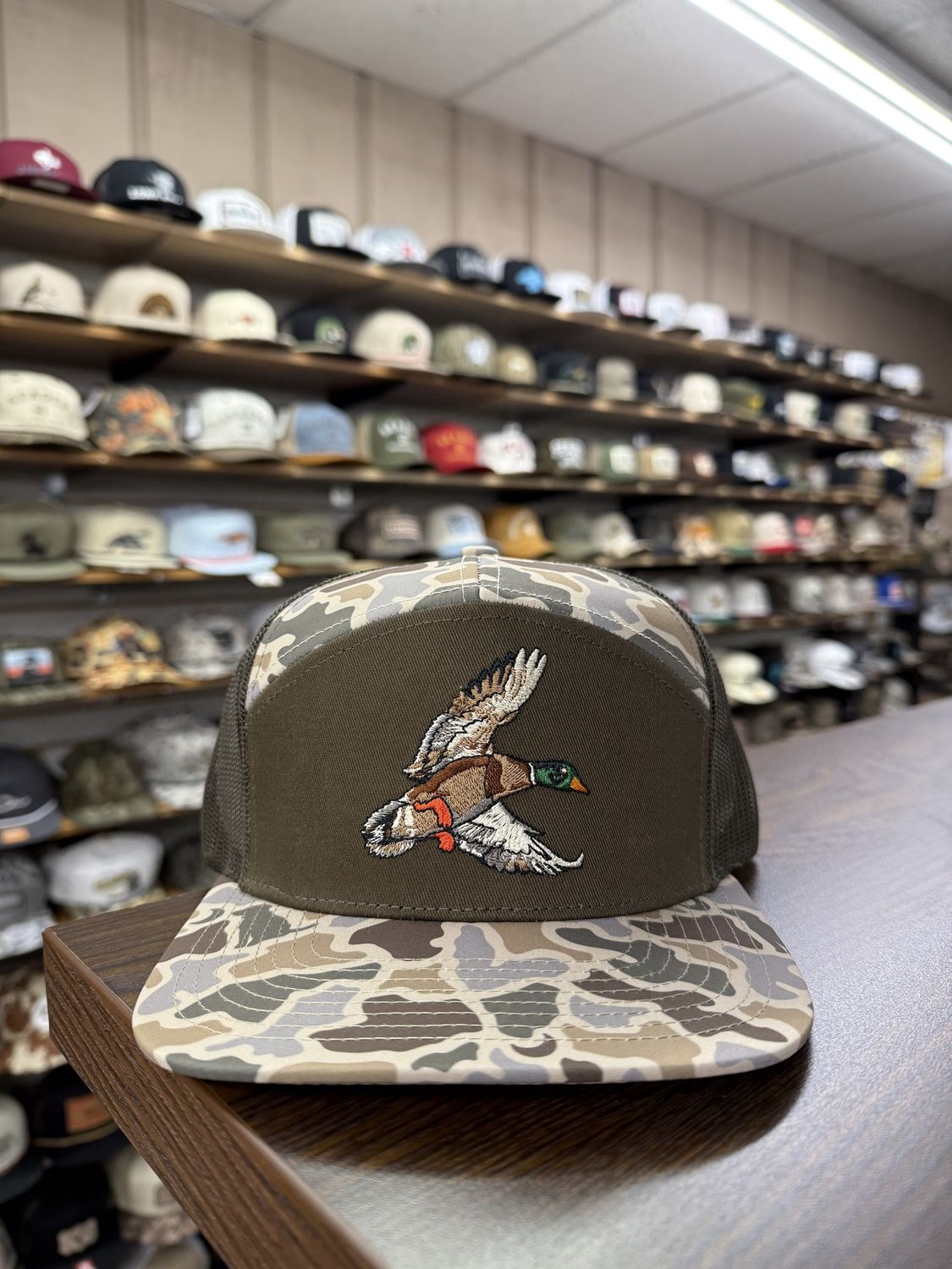 Greenhead 7 Panel Hat - Sand Dog &amp; Moon Camo