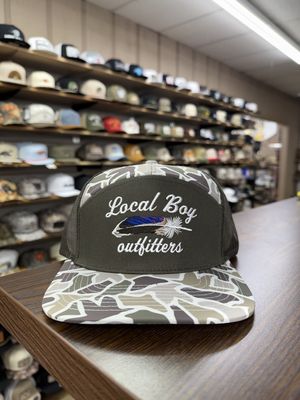Mallard Feather 7 Panel Hat - Duck Camo