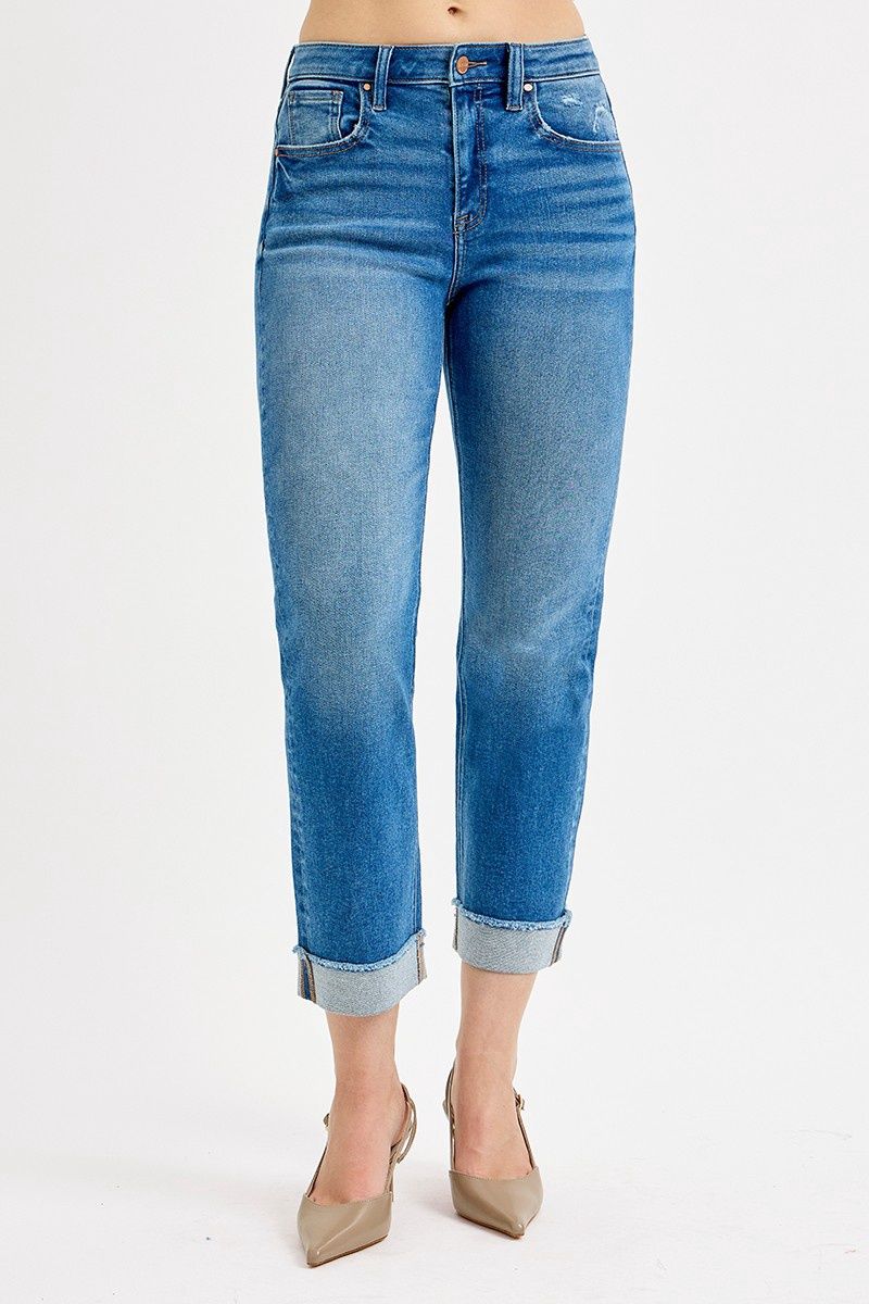 The Grayson Cropped Jean - Dark