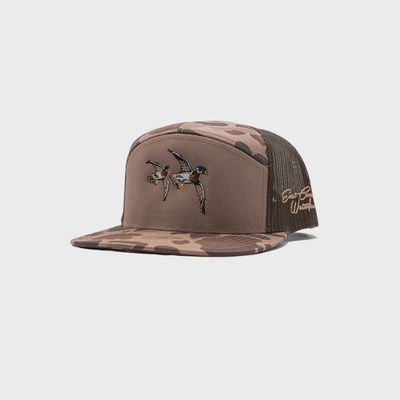 Banking Woodie 7 Panel Hat - Duck Camo